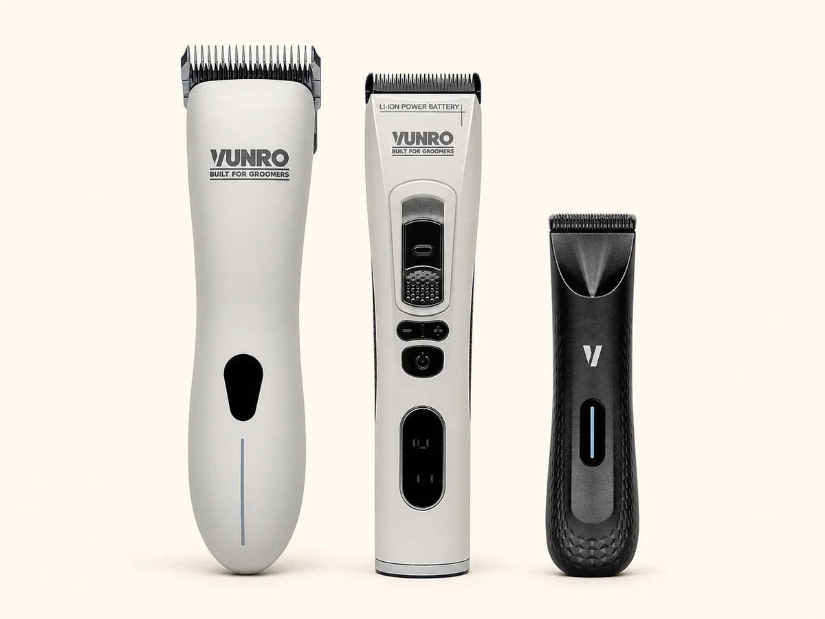 VUNRO clipper and trimmers with different blade assemblies