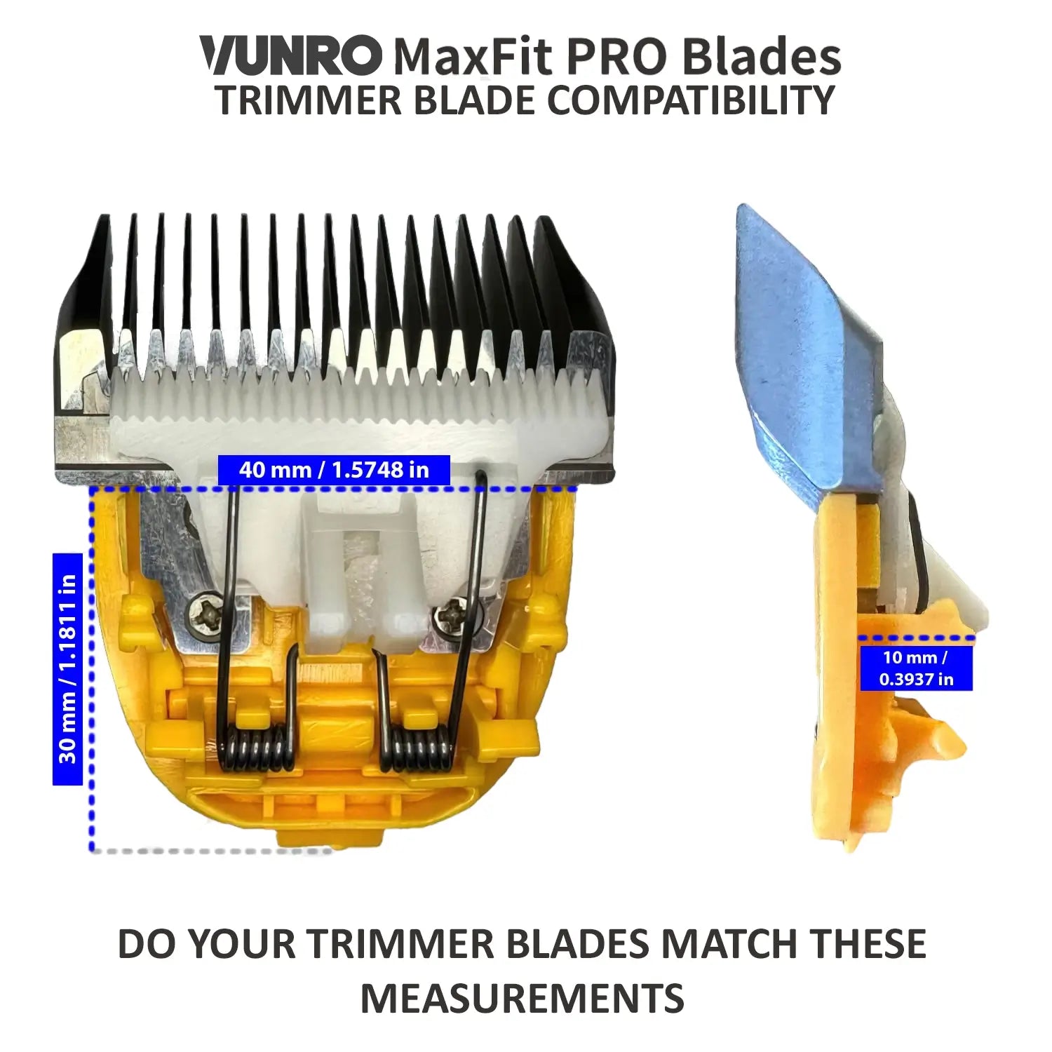 4F MaxFit PRO Dog Trimmer Blade (9.5 mm)