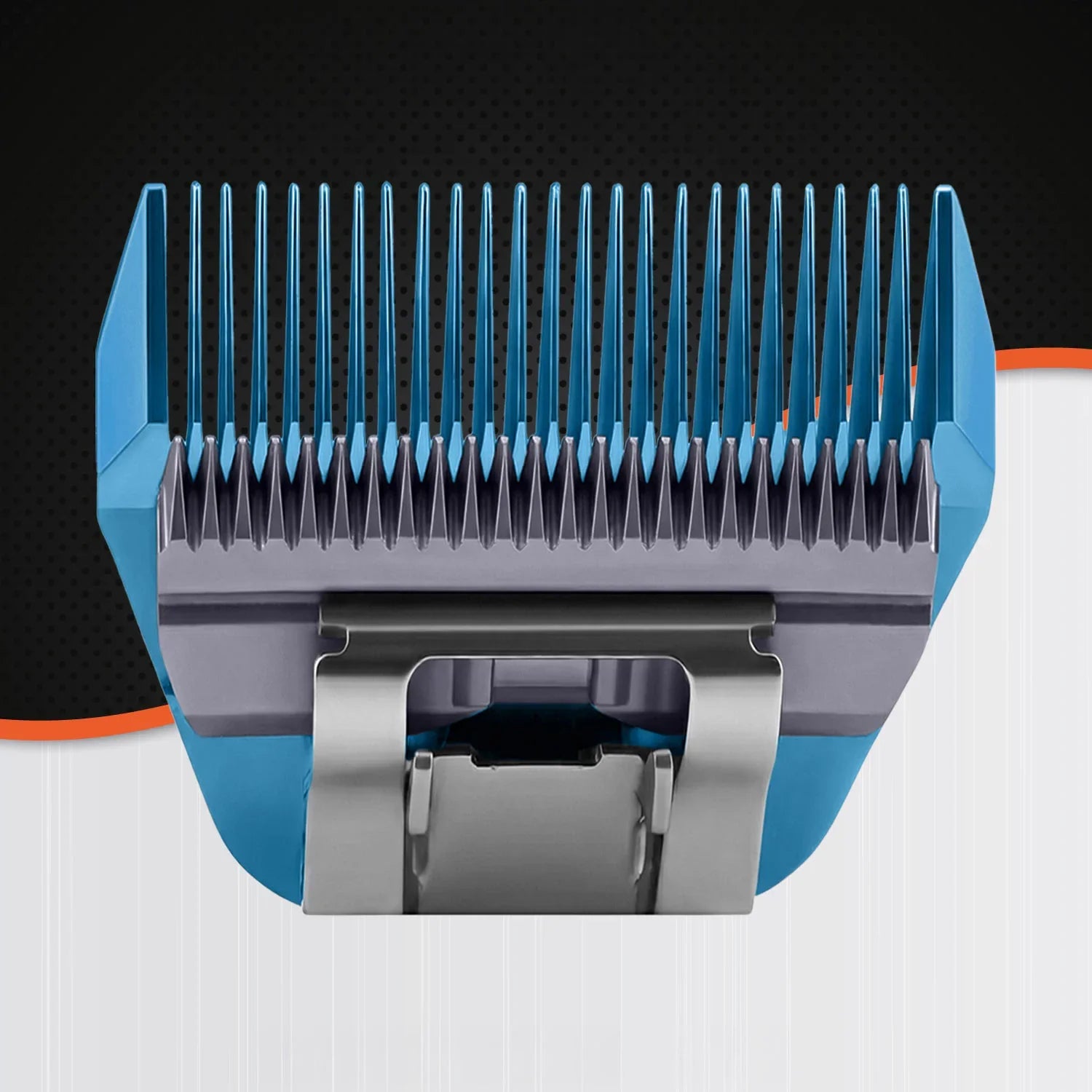 VUNRO 3FW Wide Blue Steel dog clipper blade rear view